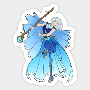 Elven Air Mage Sticker